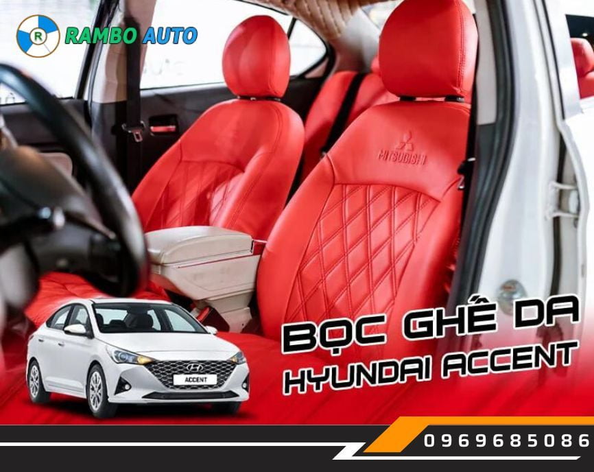 Bọc ghế da ô tô Hyundai Accent