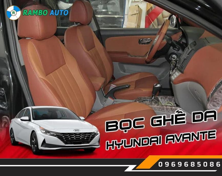 Bọc ghế da ô tô Hyundai Avante